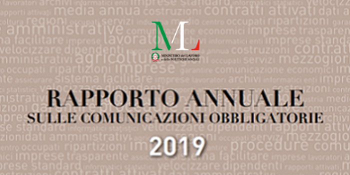 rapporto annuale comunicazioni obbligatorie 2019