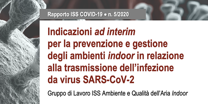 prevenzione e gestione del coronavirus negli ambienti indoor