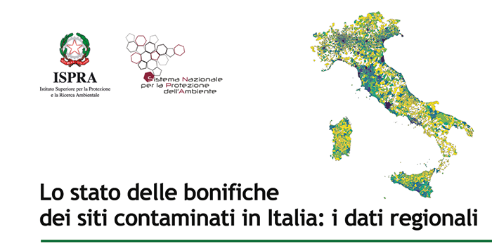 lo stato delle bonifiche dei siti contaminati in italia ISPRA