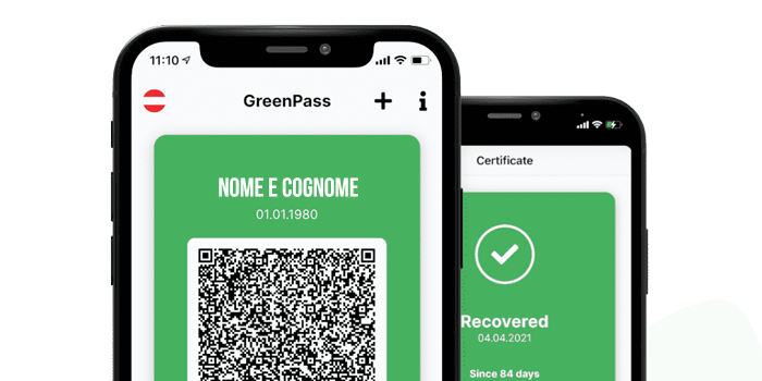 Decreto Green Pass fonte immagine Green Pass App