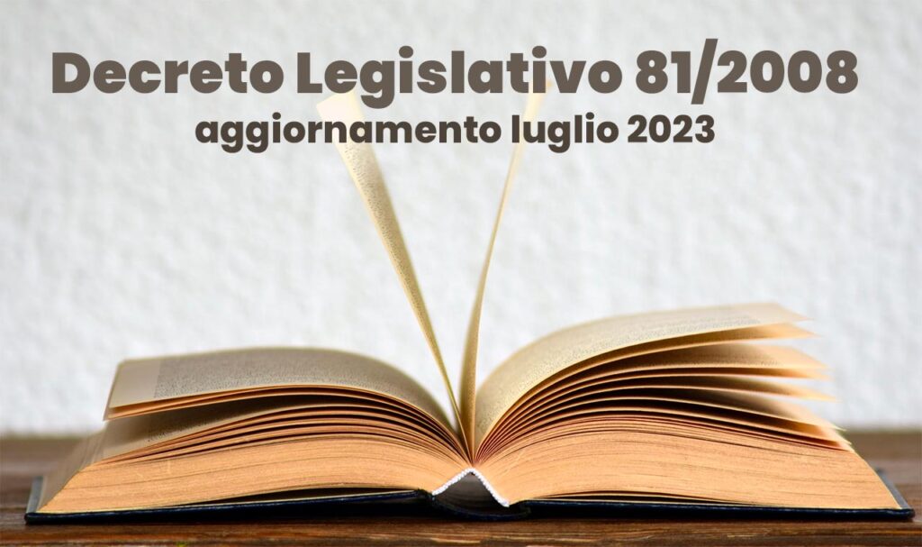 Decreto-Legislativo-81-2008-aggiornamento-luglio-2023